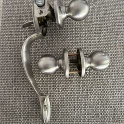 Kwikset Front Door Handle Set 