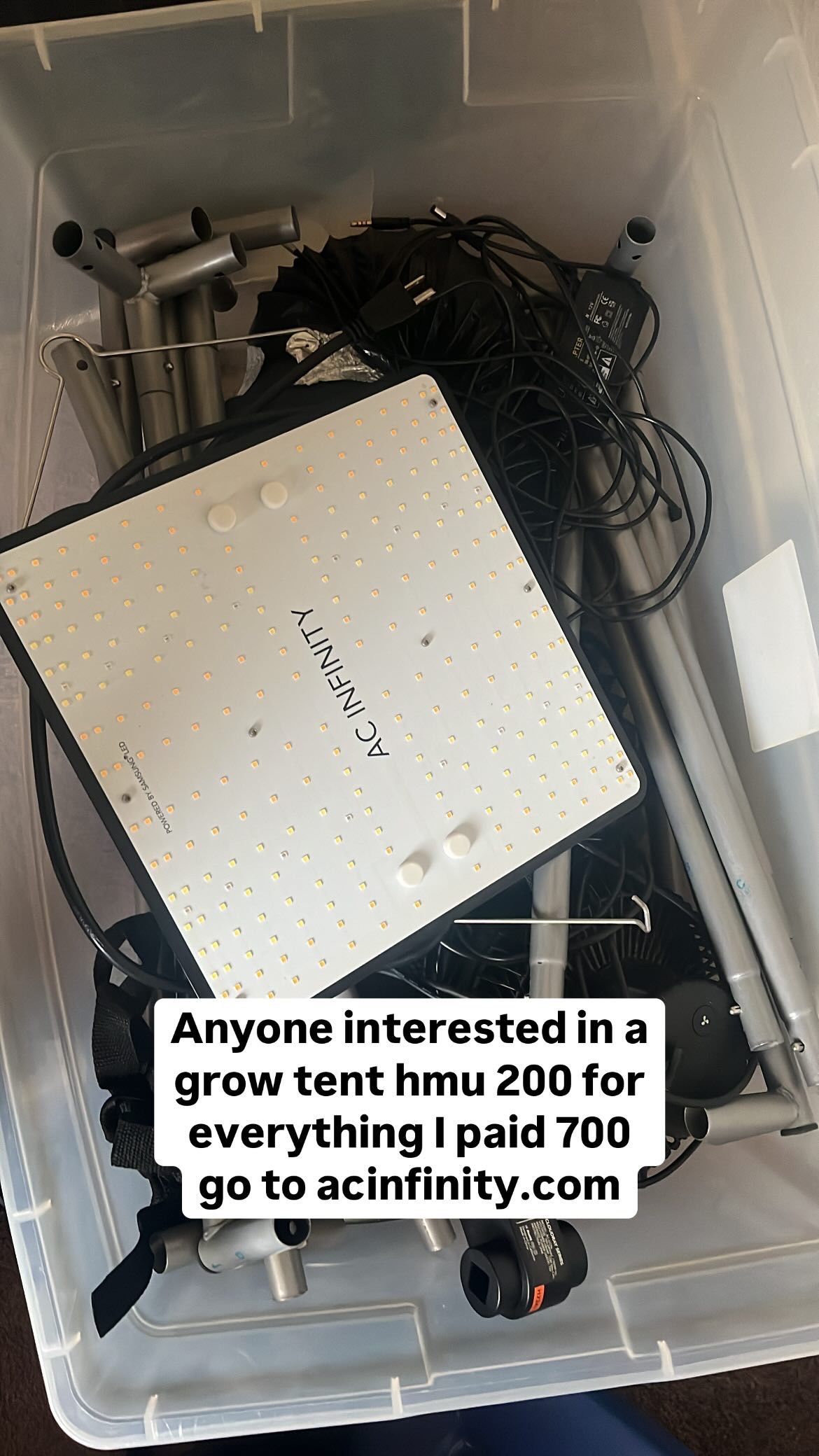 AC Infinity 2x4 Grow Tent Comes With Everything You See