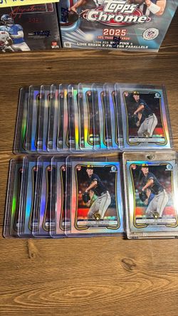 16 Jacob Misorowski RC red shield. ($35 a piece)