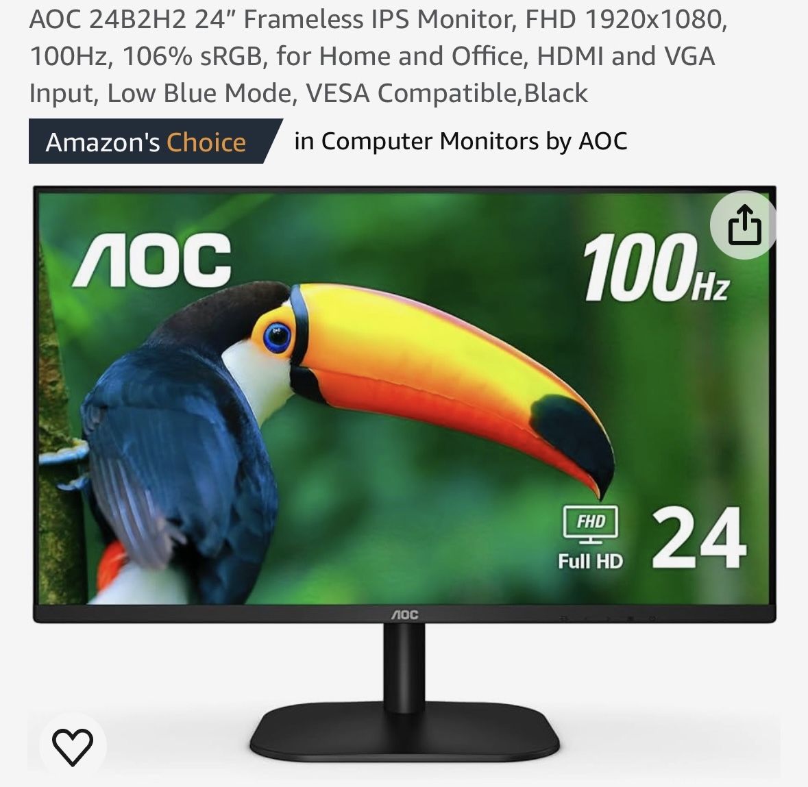 AOC 24” Monitor