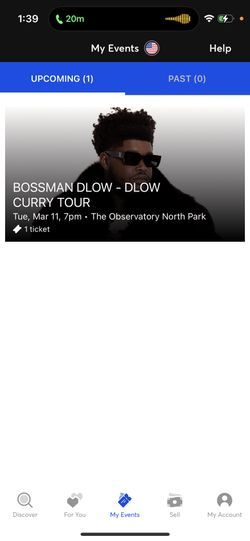 Bossman Dlow Ticket