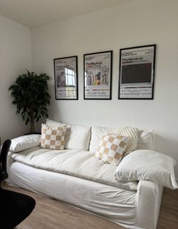Crate and Barrel Cloud Sofa x Leanne Ford