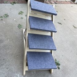 KOOPRO Dog Ramp Dog Stairs to Bed, 2-in-1 Adjustable Pet Steps for Small Large Old Dogs 