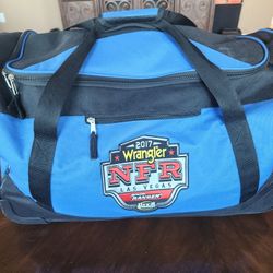 Wrangler / Boot Barn NFR 2017 Pro Rodeo Las Vegas Large Rolling Duffle Bag  