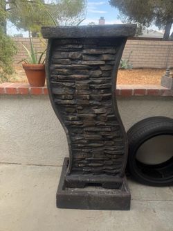 Water Fountain ( Pump not included) Pre-owned