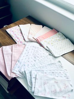 Blankets soft, patterned cotton flannel receiving . $3 - each .