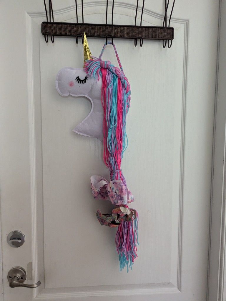 Unicorn Hair Clip Holder 
