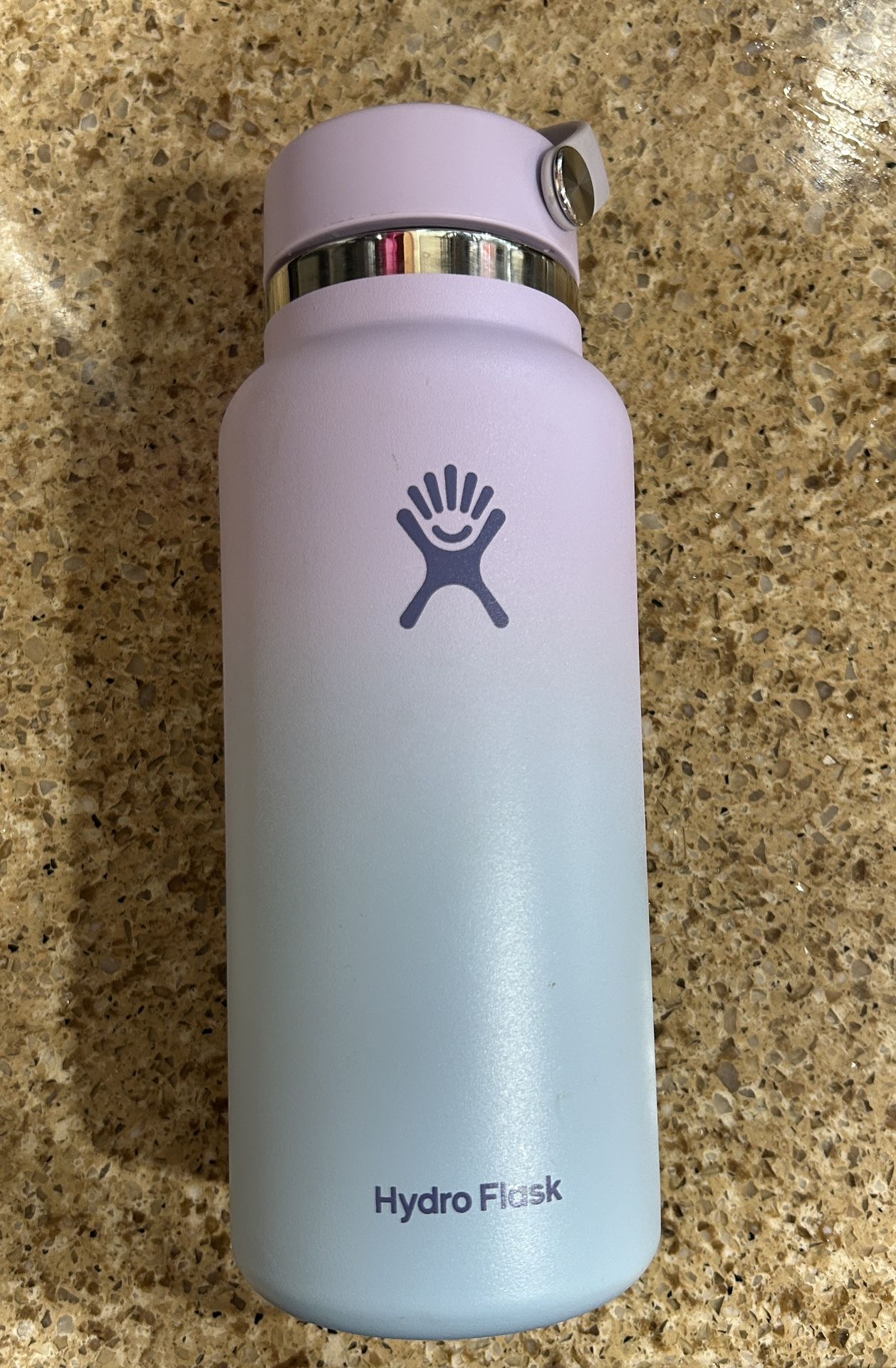 Pink And Blue Flask