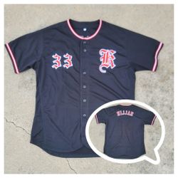 Vtg Custom Baseball Jersey #33