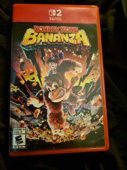 The Donkey Kong Banzana Nintendo Switch 2 game (Like *New)