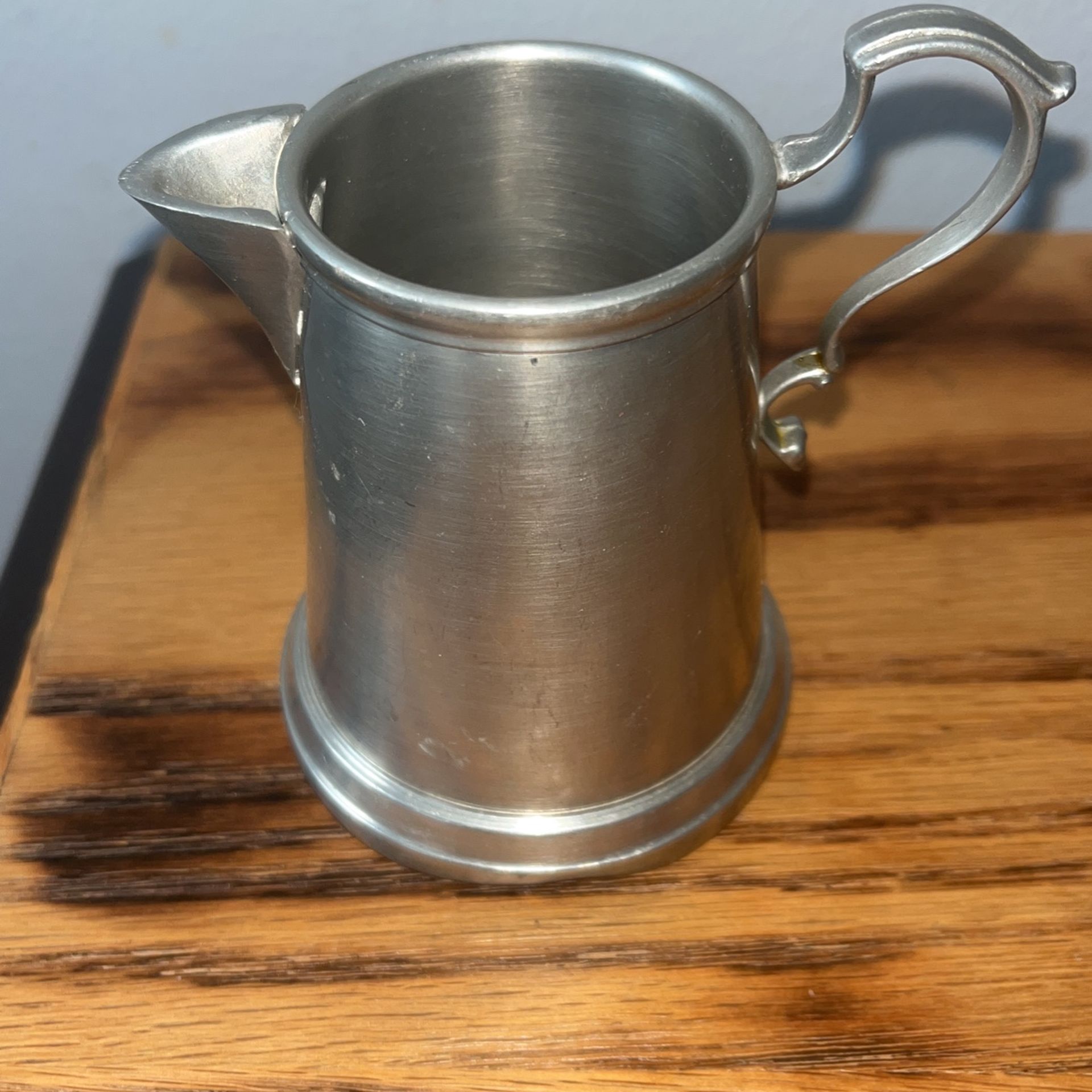 Pewter Creamer Vintage From England
