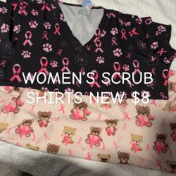 WOMENS SCRUB SHIRTS