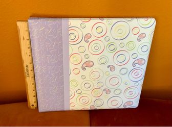 PHOTO ALBUM / SCRAPBOOK, SWIRLS AND PAISLEYS (60% OFF SALE)