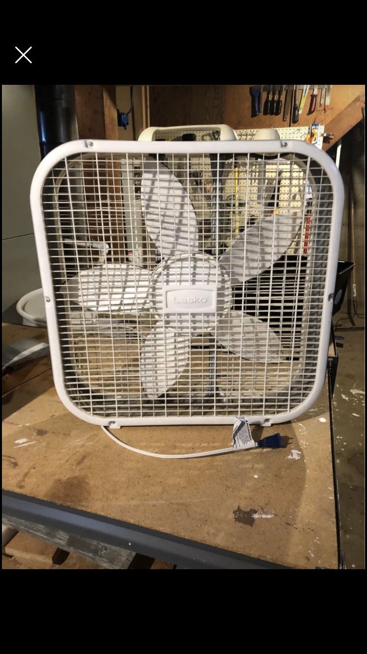 Working Box Fan