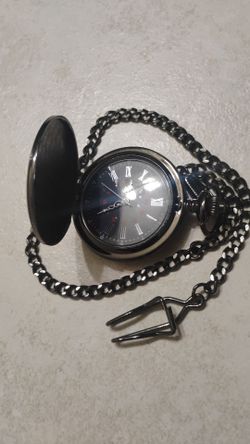 Black pocket watch Custom