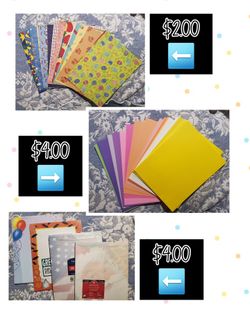 Paper Supplies for Teachers and/or Students