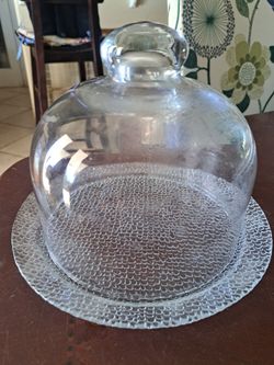 Glass Dome with Cover