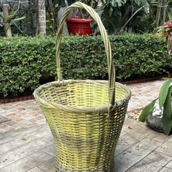 Large Antique Wicker Basket