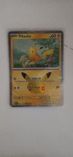 Pikachu Holo Pokémon Card 046/128