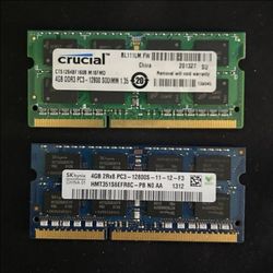 DDR3 Mixed brand ram. (2x4)GB Ram
