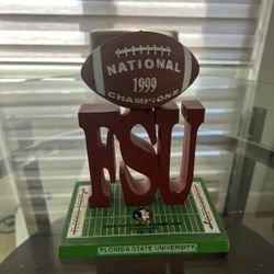 1999 National Champions Florida State University Seminoles Figurine Statue