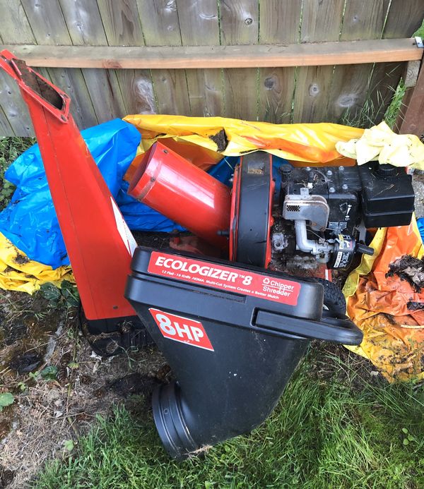 Ecologizer 8hp chipper/shredder for Sale in Bremerton, WA - OfferUp