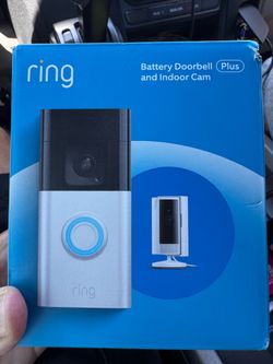 Ring Battery Doorbell Plus and Indoor Cam Bundle