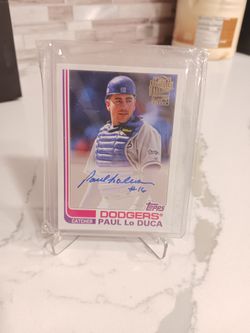 Paul Lo Duca Signed Card
