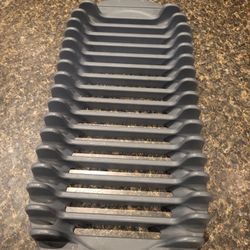 Gray Silicone plate drying rack