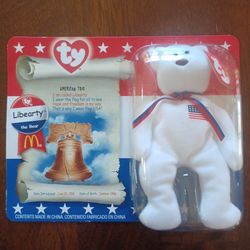 Ty Beanie Baby Liberty RARE