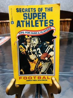 Secrets of the Super Athletes NFL Football Paperback Book Abbot Neil Solomon