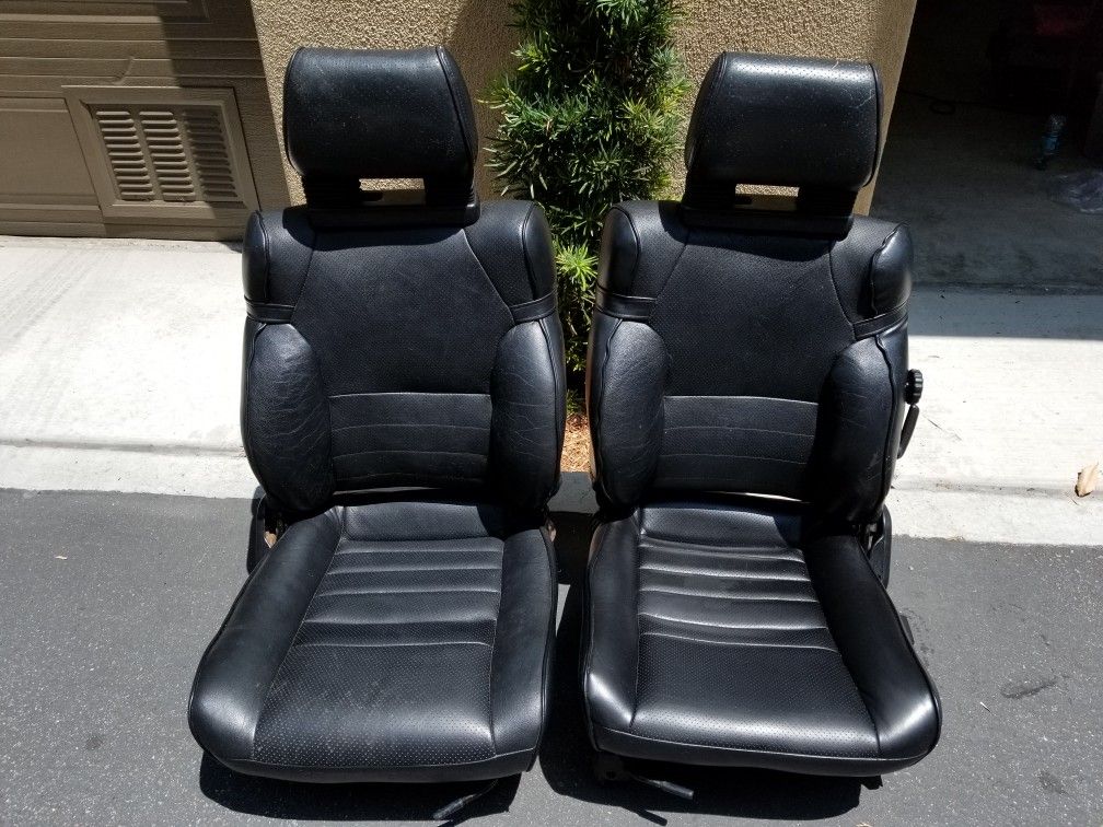 Supercharged MR2 OEM Leather Seats AE86
