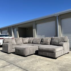 Gray Sectional Couch