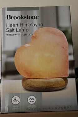Brookstone Heart Himalayan Salt Lamp
