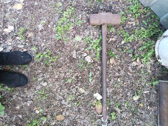 Large Antique Metal Heavy Sledge Hammer