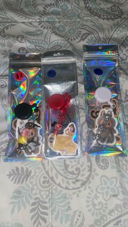 Decorative Badge Reels with Charms – Set of 3