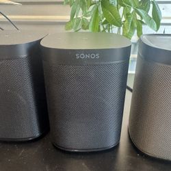 3 Sonos Speakers 