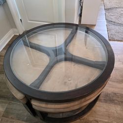 Coffee Table With 4 Pull Chairs 