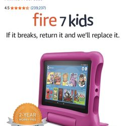 Amazon Fire Kids Tablet And Cover