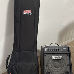 🎸 Bass Guitar Bundle – Sterling SUB 5 + Amp + Bag + Stand – Doral