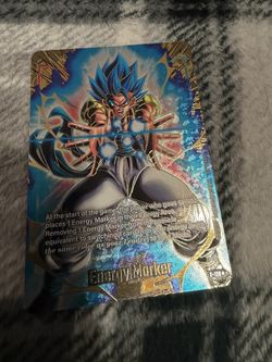 Dragon Ball Energy Marker Gold Ssjb Gogeta