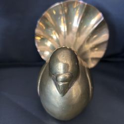 Brass Dove Paperweight 