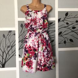 Multicolored Mini Dress
