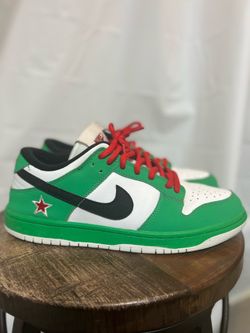 Nike Heineken Dunks Size 10