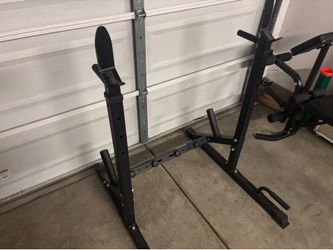 adjustable  barbell rack and squat stan