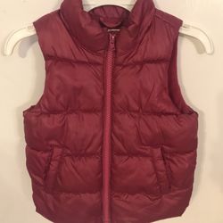 Old Navy Puffer Vest Toddler Girls Size 3T