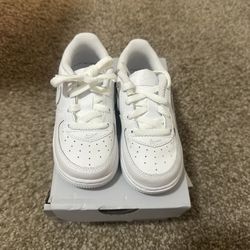 Toddler White / White Air Force One - Size 7C