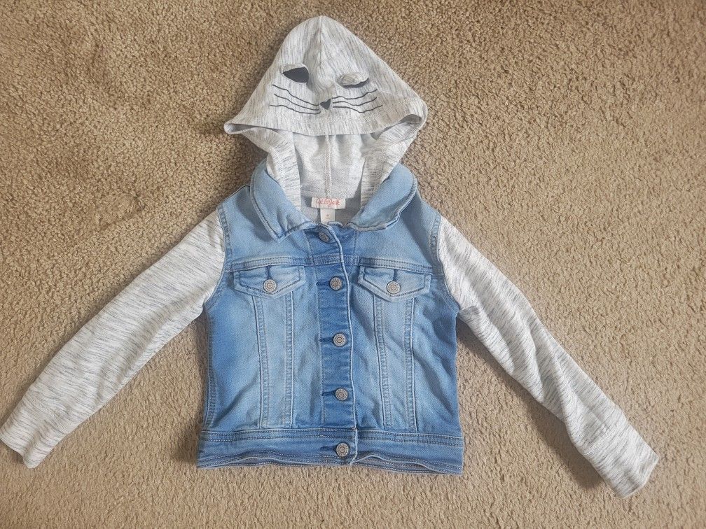 Cat & Jack Jean Jacket For Toddler Girl 