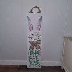 Easter Bunny Wooden Sign