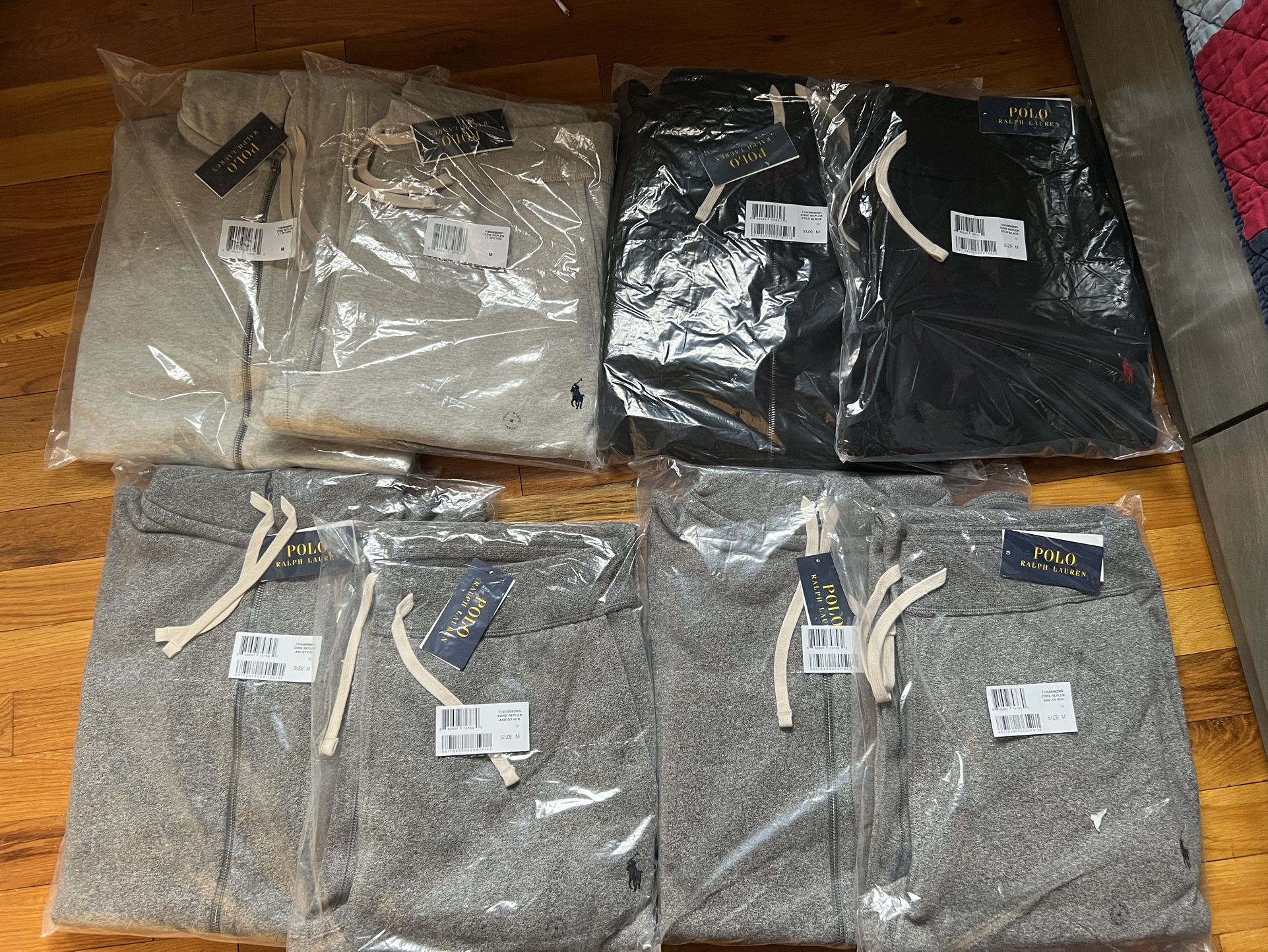 4 Polo Fleece Sweatsuits